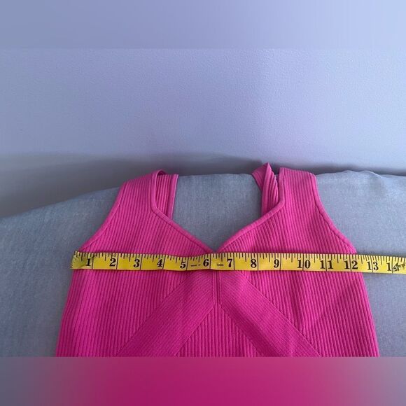 RAG & BONE
Sweetheart Neckline Tank Magenta Asher Top NWT Size L - Picture 7 of 9